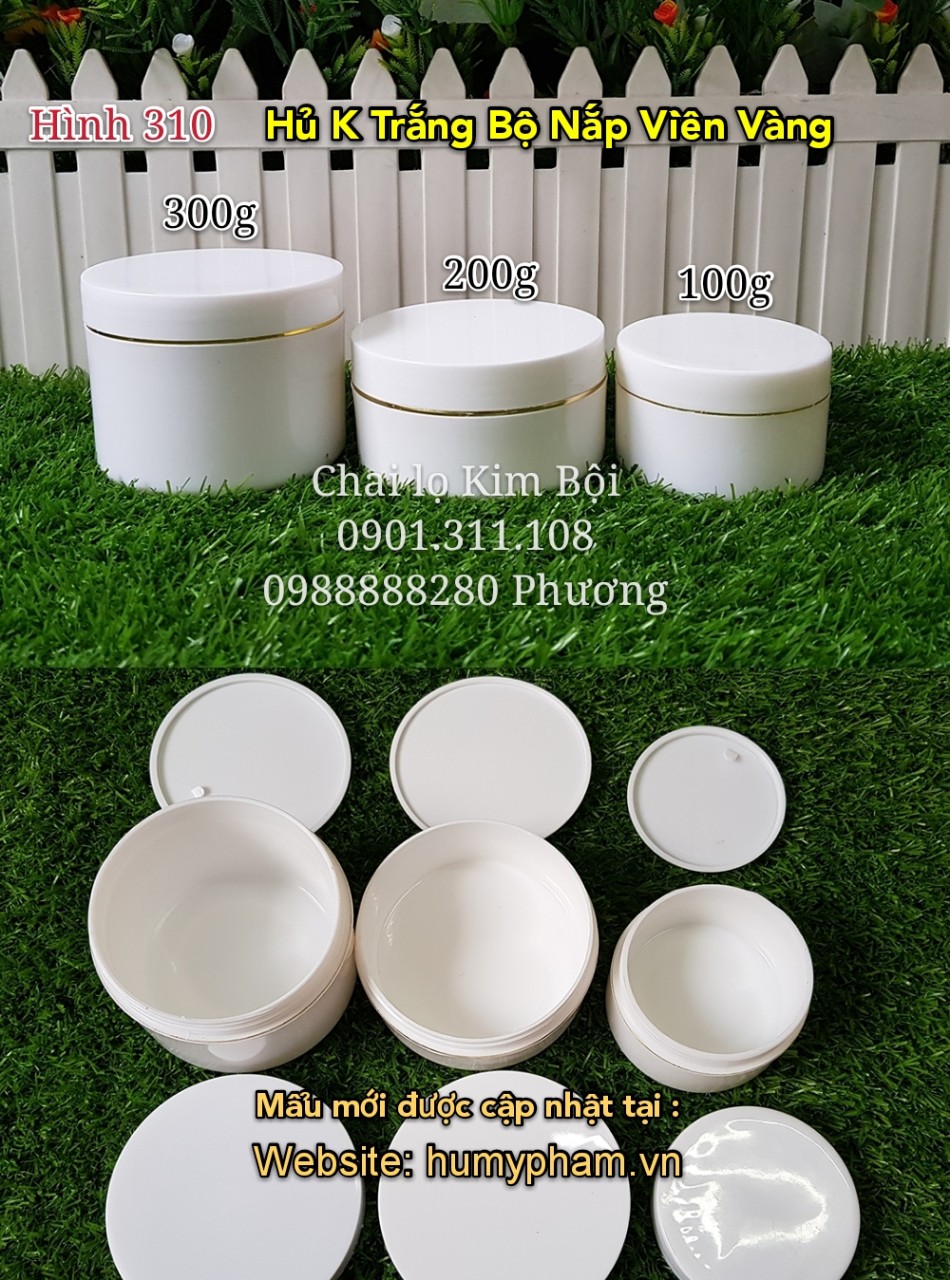 HỦ TRẮNG ĐỰNG KEM BODY